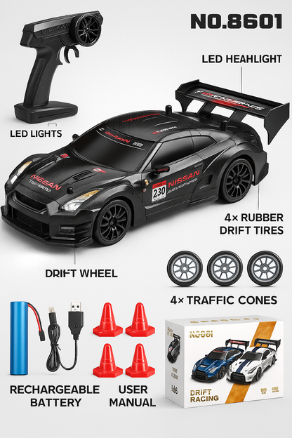 “El auto RC que redefine el drifting desde tus manos.”