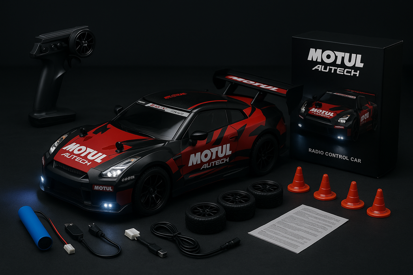 “El auto RC que redefine el drifting desde tus manos.”